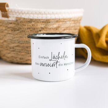 Just Smile - Tasse en émail 3