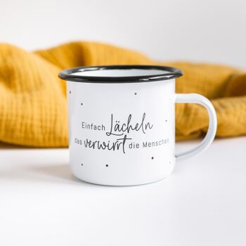 Just Smile - Tasse en émail 5