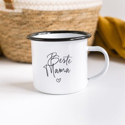 Meilleure maman - Tasse en émail