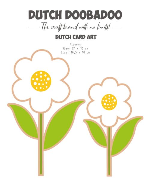 DDBD Card-Art Flowers A5