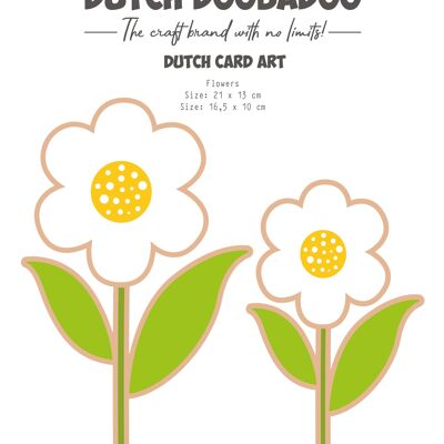 DDBD Card-Art Flowers A5