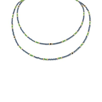 CO88 necklace mixed miyuki beads 70+5cm