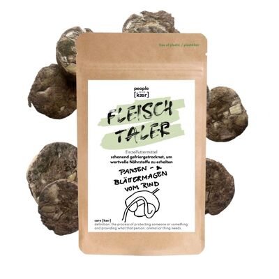 Meat thaler from freeze-dried beef tripe and omasum (100g)