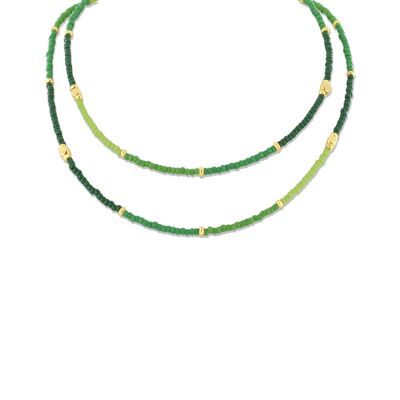 CO88 Halskette gemischte Miyuki-Perlen 70+5cm