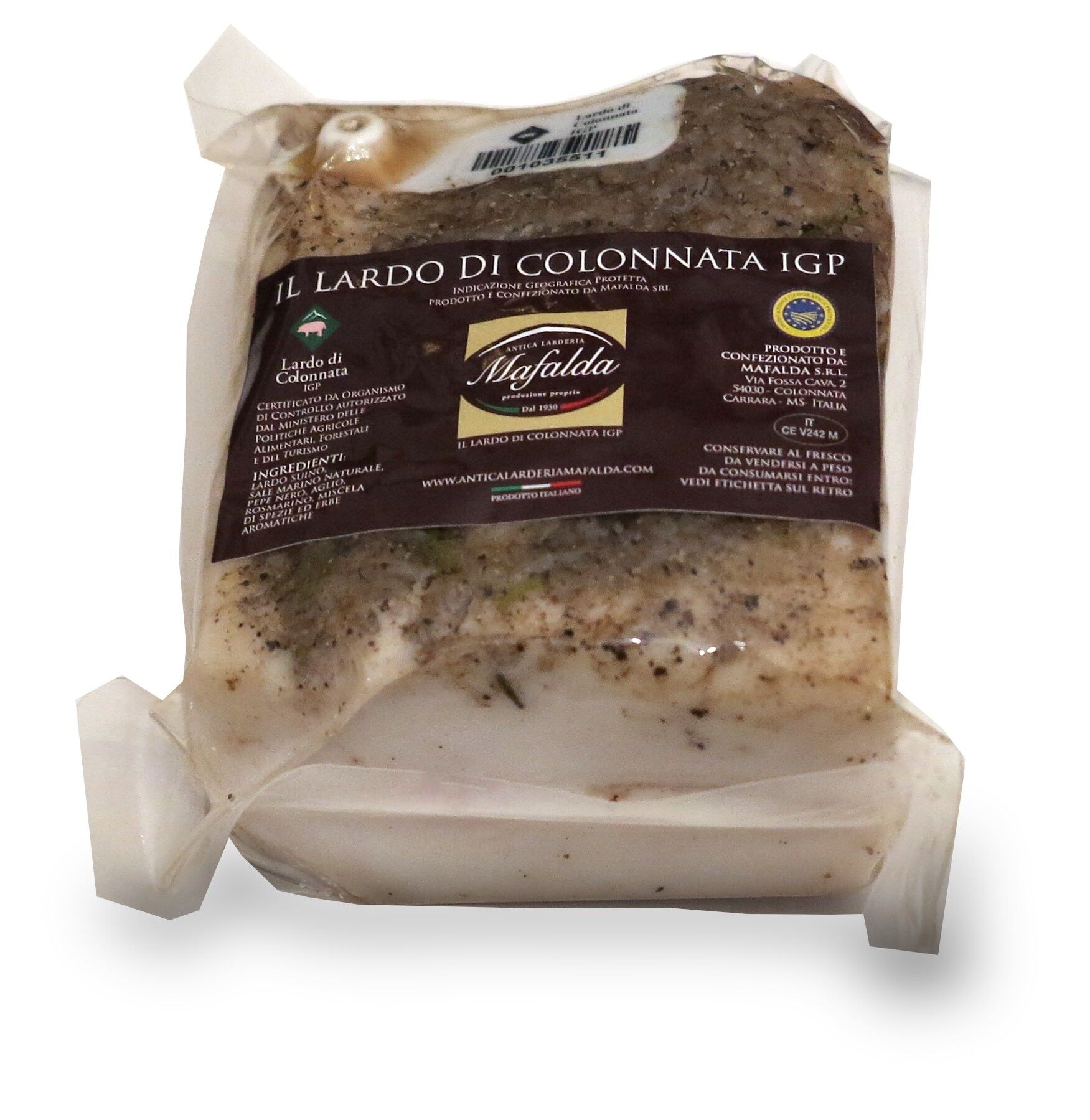 Achat Lard de Colonnata IGP 400 gr en gros