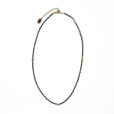 CO88 Halskette gemischte Miyuki-Perlen 40+5cm