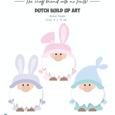 DDBD Build Up Bunny Gnomo A5