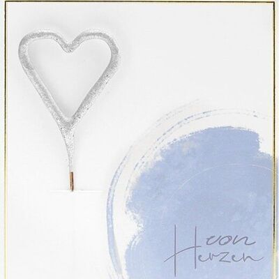 From the Heart Watercolor Mini Wondercard