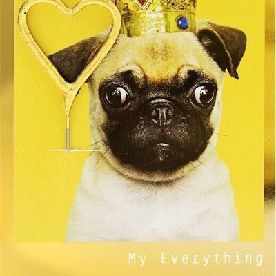 My everything Golden Polaroid Mini Wondercard