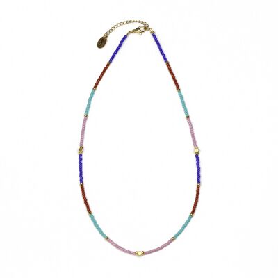 CO88 Halskette gemischte Miyuki-Perlen 40+5cm