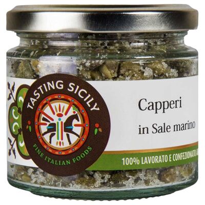 Capers in sea salt 170g