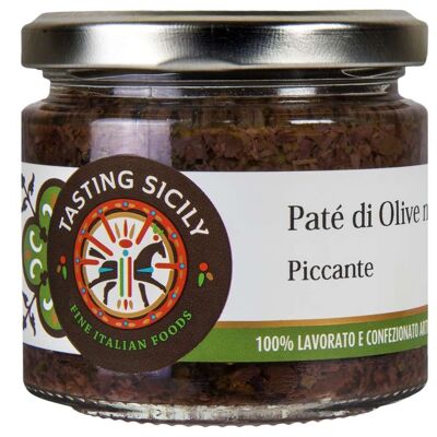 Paté di Olive Nere Piccante 170g