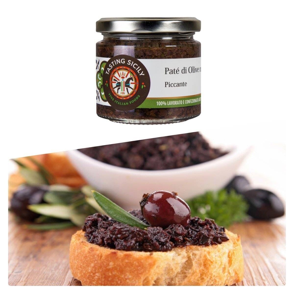 Paté di Olive Nere Piccante 170g