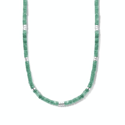CO88 Halskette mit türkisfarbenen Perlen IPS