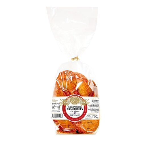 Tuile Cranberries - Delavauzelle - 175g