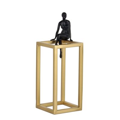 ADM - Decorative object 'Dreamer' - Gold color - 28 x 11 x 11 cm