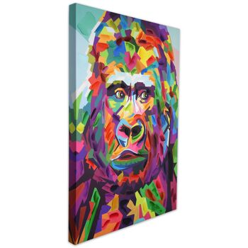 ADM - Affiche 'Orangutan Pop Art' - Multicolore - 70 x 50 x 3,5 cm 2