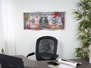 ADM - Impression sur Aluminium 'Pirate Dollar' - Multicolore - 40 x 93 x 7 cm 5
