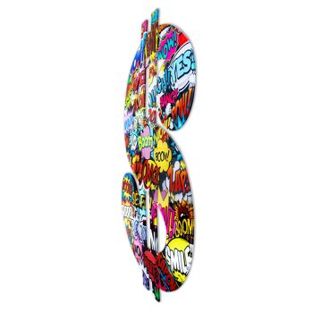 ADM - Impression sur plexiglas 'Dollaro Pop Art' - Multicolore - 70 x 50 x 0,4 cm 2