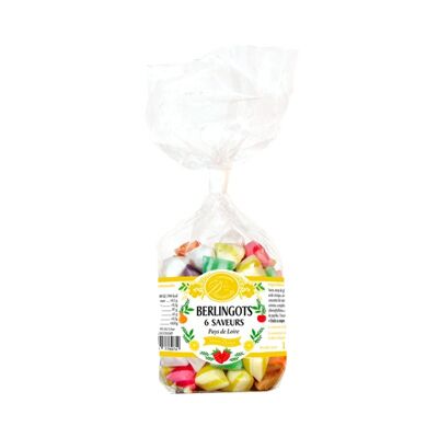 YOLLOH - Sachet Bonbon Sweet Strawberries - Vegan - 320006 - Rouge - Fraise  - Acidulés - 120Gr - Anniversaire - Enfant - Adulte - Fraise