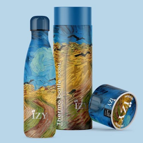 Thermosfles Van Gogh Korenveld 500ML & Drinkfles / waterfles / thermos / fles / geisoleerd / water / Warmhoudfles