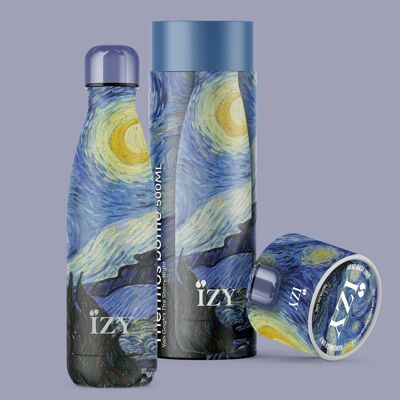 Thermosfles Starry Night - Van Gogh 500ML & Drinkfles / waterfles / thermos / fles / isolatiefles / water