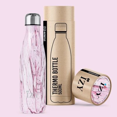 Thermosfles Roze 500ML & Drinkfles / waterfles / thermos / fles / geisoleerd / water