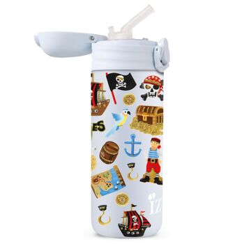 IZY Kinderen x Blauw Piraten - 350 ml & Drinkfles / waterfles / thermos / fles / geisoleerd / water / school / beker / Thermoskan 3