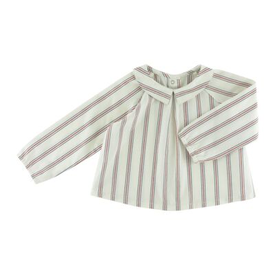 Octave tennis stripe blouse