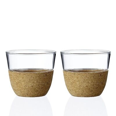 Cortica™ tea cup - set of two Clear (0.18L)