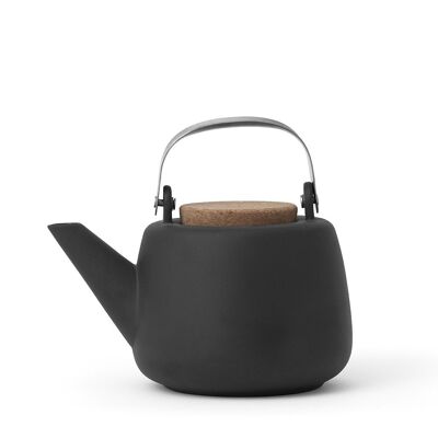 Nicola™ Porcelain Teapot Charcoal (1.2L)