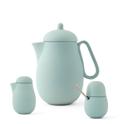 Nina™ Teapot 1L & Sugar 0.13L & Milk 0.2L (Peppermint)