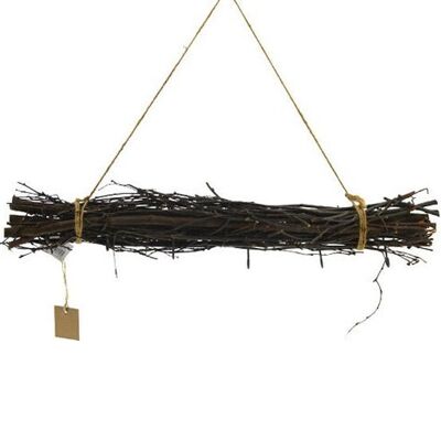 'HBX Natural living' hangers of purpurea branches with 6 hooks