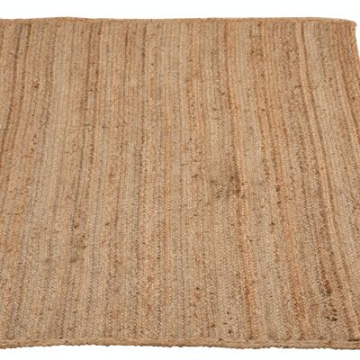 NATURAL JUTE RECTANGLE RUG 120X180CM