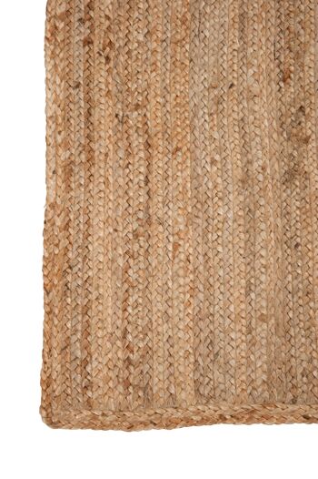 TAPIS RECTANGLE JUTE NATUREL 120X180CM 3