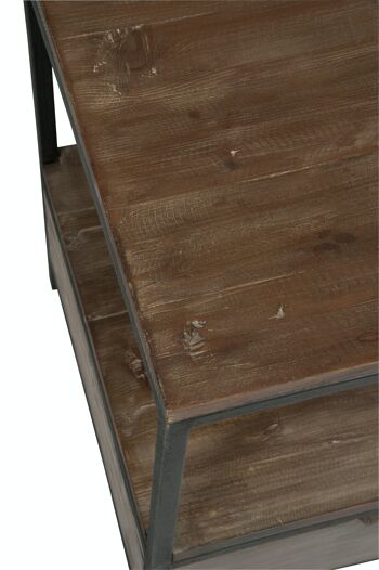 TABLE SALON BS/MET MAR+NR (120x50x60,5cm) 7