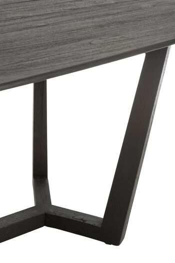 TABLE A MANGER MATY BOIS EXOTIQUE/ROTIN NOIR 7