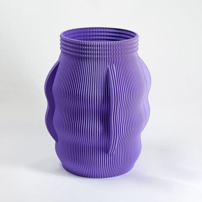 Breitengrad-Vase