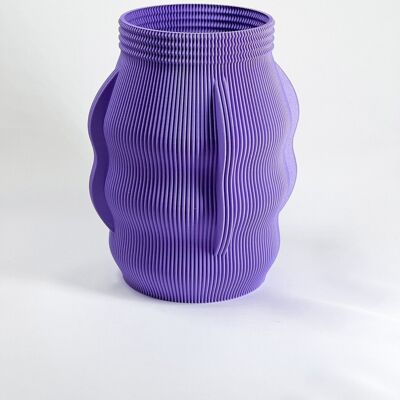 Breitengrad-Vase