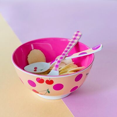 Bowl M Melamine Dots