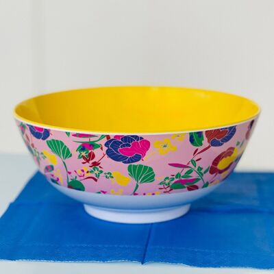 Bowl L Melamine Bloom