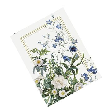 Carnet - Jardin de fleurs bleues 4