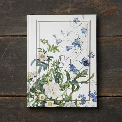 Cuaderno - Jardín de flores azul