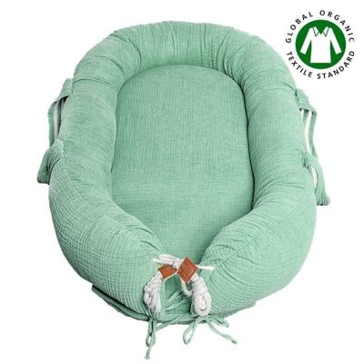 Organic and physiological babynest for newborn Mint