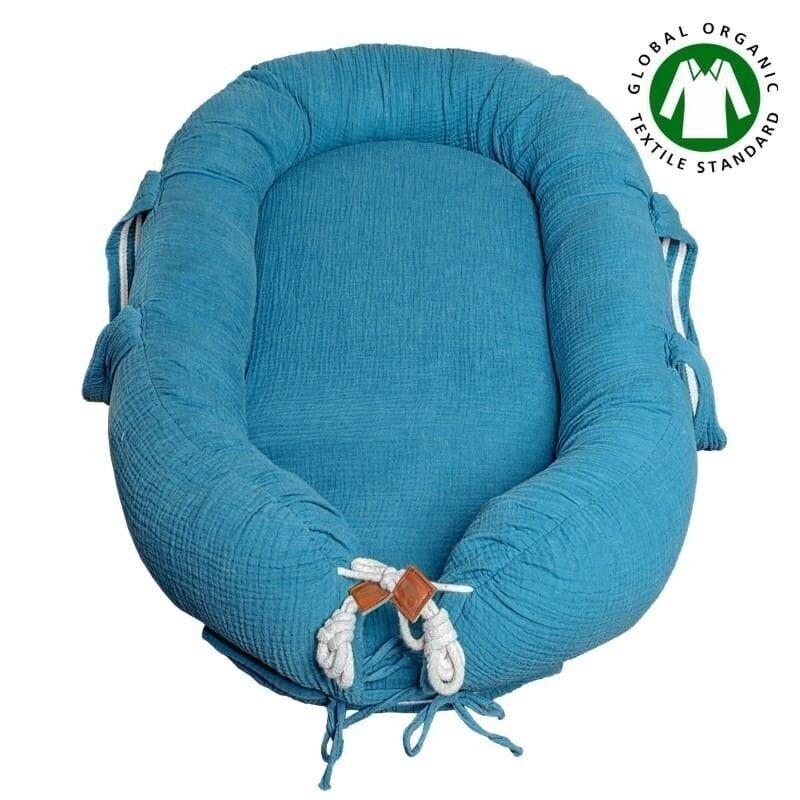 Organisches und physiologisches Babynest für Neugeborene Emerald