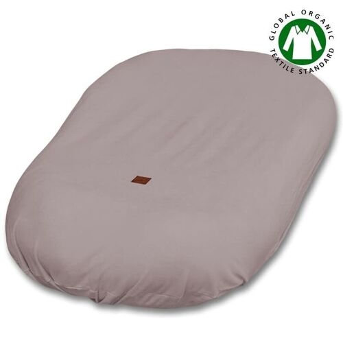 KANGOO BIO organic soft cotton COVER on babynest, Dark Oak