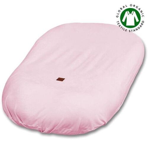 KANGOO BIO organic soft cotton COVER on babynest, Baby Pink