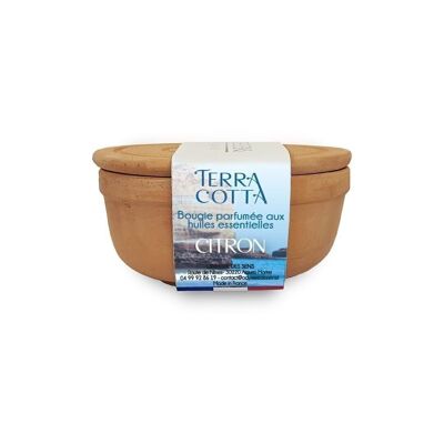 TERRA COTTA - Kerze 100gr Zitrone