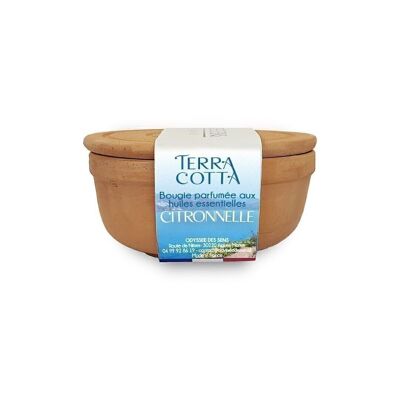 TERRA COTTA - Kerze 100gr Zitronengras