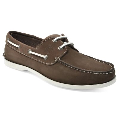 Men’s Boat Shoes Seajure Tabarka Brown Nubuck Leather